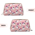 thumbnail image 3 of Gaeub Bulldog Printed Travel Cosmetic Bag,Makeup Bag, Large Capacity Toiletry Bag for Women, Portable Pouch Make Up Organizer with Zipper and Divider, 3 of 8
