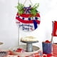 thumbnail image 5 of Decoración Del Día de La Independencia, Tablero Colgante de Madera Resistente, Diseño Clásico En Rojo, Blanco y Azul, Ideal para Realzar El Ambiente Festivo, Ideal para Fiestas En Casa y Celebrar La, 5 of 6
