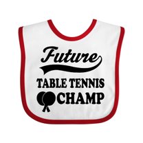 Inktastic Table Tennis Future Champ Boys or Girls Baby Bib