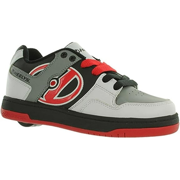 Heelys Boy's Flow (Little Kid/Big Kid/Adult) White/Black/Grey/Red 1 Little Kid M