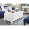 thumbnail image 3 of International Concepts  24 x 48 x 19 in. Cottage Collection Coffee Table with Storage, Beach White, 3 of 11