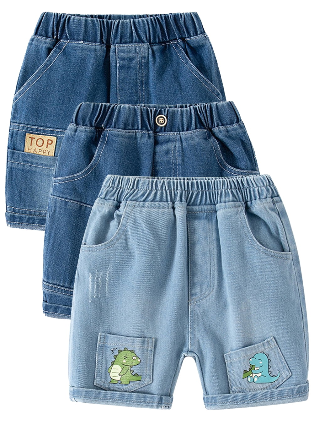SILVERCELL Kids Boys Denim Shorts Toddler Girls Summer Jean Short Baby