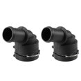 thumbnail image 1 of Conector de manguera de refrigerante de motor para Audi S3 2.0LA/T Prestige Sedan, paquete de 2, color negro, 1 of 1