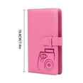 thumbnail image 2 of Cuero de la PU, colección de tarjetas fotográficas instantáneas, álbum, estuche para imágenes para Mini 8/9/7 s / 25/70/90, rosa, 96 bolsillos, 3 pulgadas Scienceny EL2187-01B, 2 of 2