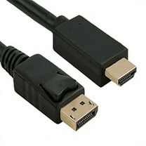 10Ft (10 Feet) Displayport Male to HDMI Male 28AWG with Audio Output Cable Adapter