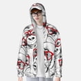 thumbnail image 2 of Balery Monkey Sudadera ligera de manga larga con capucha y protección solar UPF 50+ para hombre y mujer, ideal para pesca y running-Small, 2 of 7