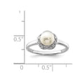 thumbnail image 3 of Freshwater Cultured Pearl Ring 6mm in Sterling Silver, 3 of 4