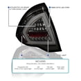 thumbnail image 3 of Spec-D Tuning Smoke LED Bar Tail Lights Compatible with 2010-2012 Ford Fusion, Left + Right Pair Assembly, 3 of 5