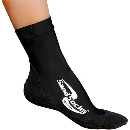 Classic High Top Neoprene Athletic Socks - Black (Best Neoprene Socks For Canyoneering)