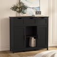 thumbnail image 5 of Mordern 35.4" Multifunctional Cabinet with 3 Drawer Sideboard, 3 Adjustable Shelves, 5 of 7