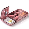 thumbnail image 3 of Dispensador de cajas de medicamentos, de soporte de tableta de caja de píldora iaje portátil,Caja de almacenamiento de medicamentos Contenedor organizador de Rojo Baoblaze Dispensador de cajas de medicamentos, 3 of 7