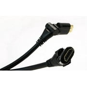 VisionTek 4K UHD High-speed Male-to-Male HDMI to HDMI Pivot Cable (10 feet)- 900750