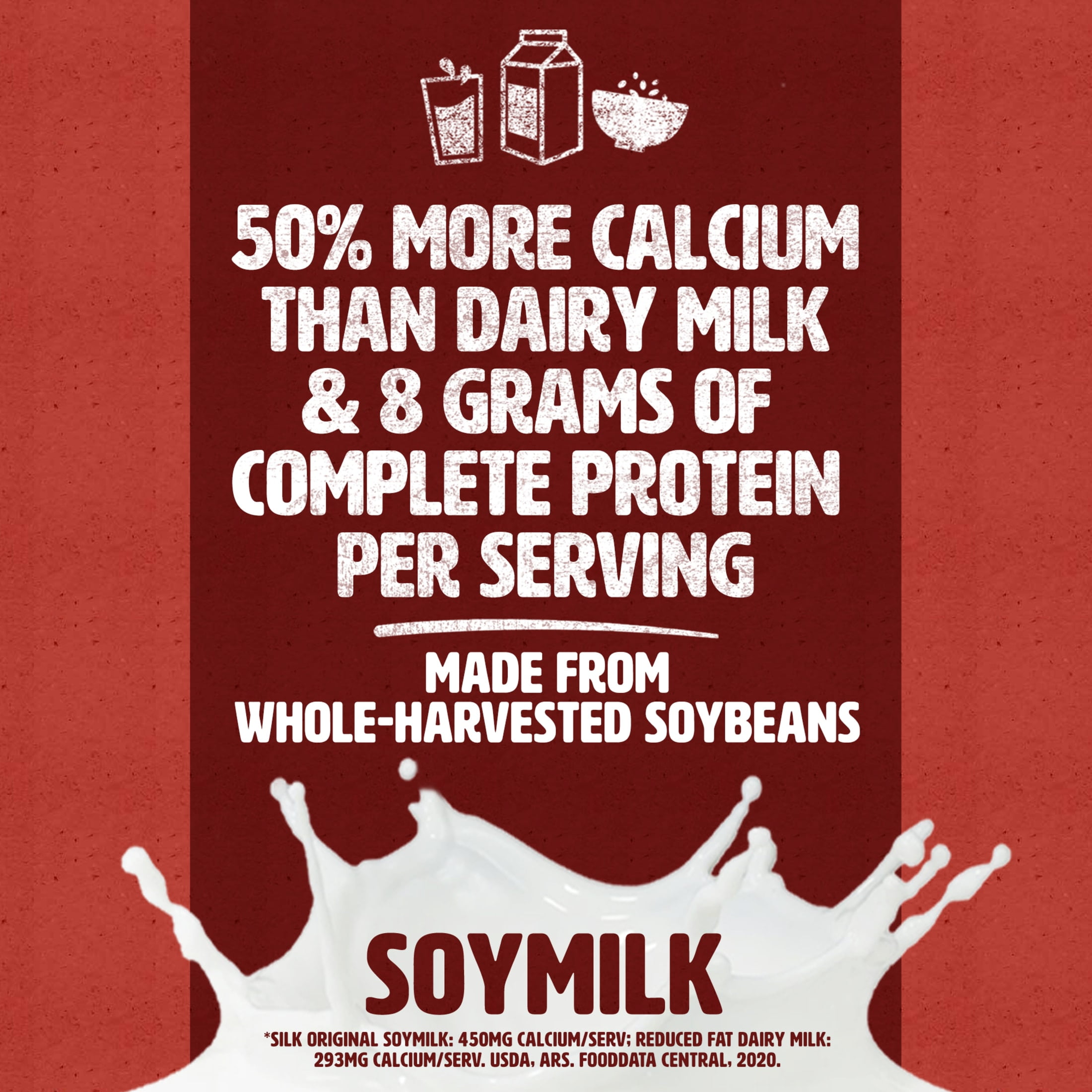 (Pack of 6) Silk Shelf-Stable Original Soy Milk, 1 Quart