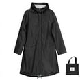 thumbnail image 3 of Rain Coats for Women Men Long Waterproof Coat Windproof Raincoat Lightweight Poncho Quick Dry Long Rain Jacket Hooded, 3 of 6