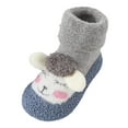 thumbnail image 1 of PMVFHDE Espadrilles Bébé Chaussons Maison Mignons Chauds pour Chaussures d'Intérieur Doublées Hiver Gris,3-3.5 Ans, 1 of 4