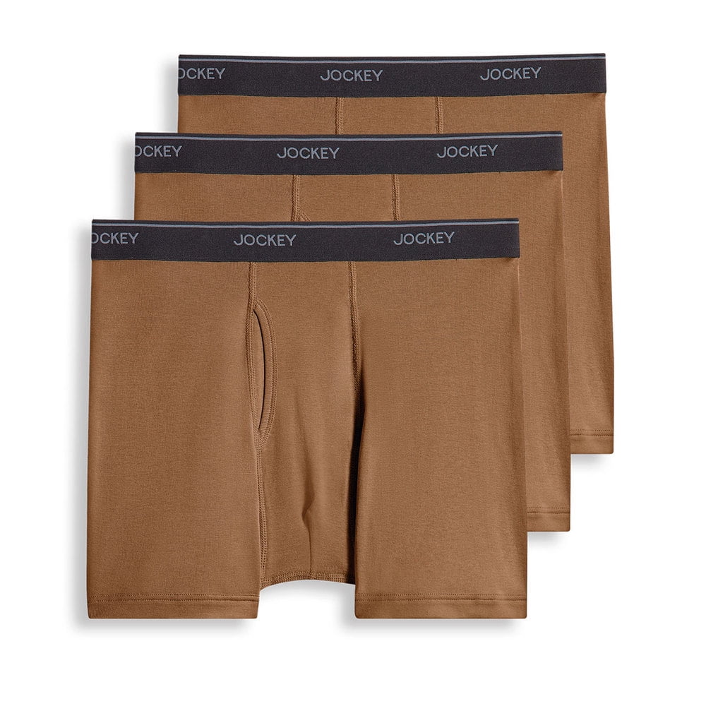 Jockey JOCKEY MEN'S PACK X3 03 COYOTE BROWN XLARGE UNDERWEAR