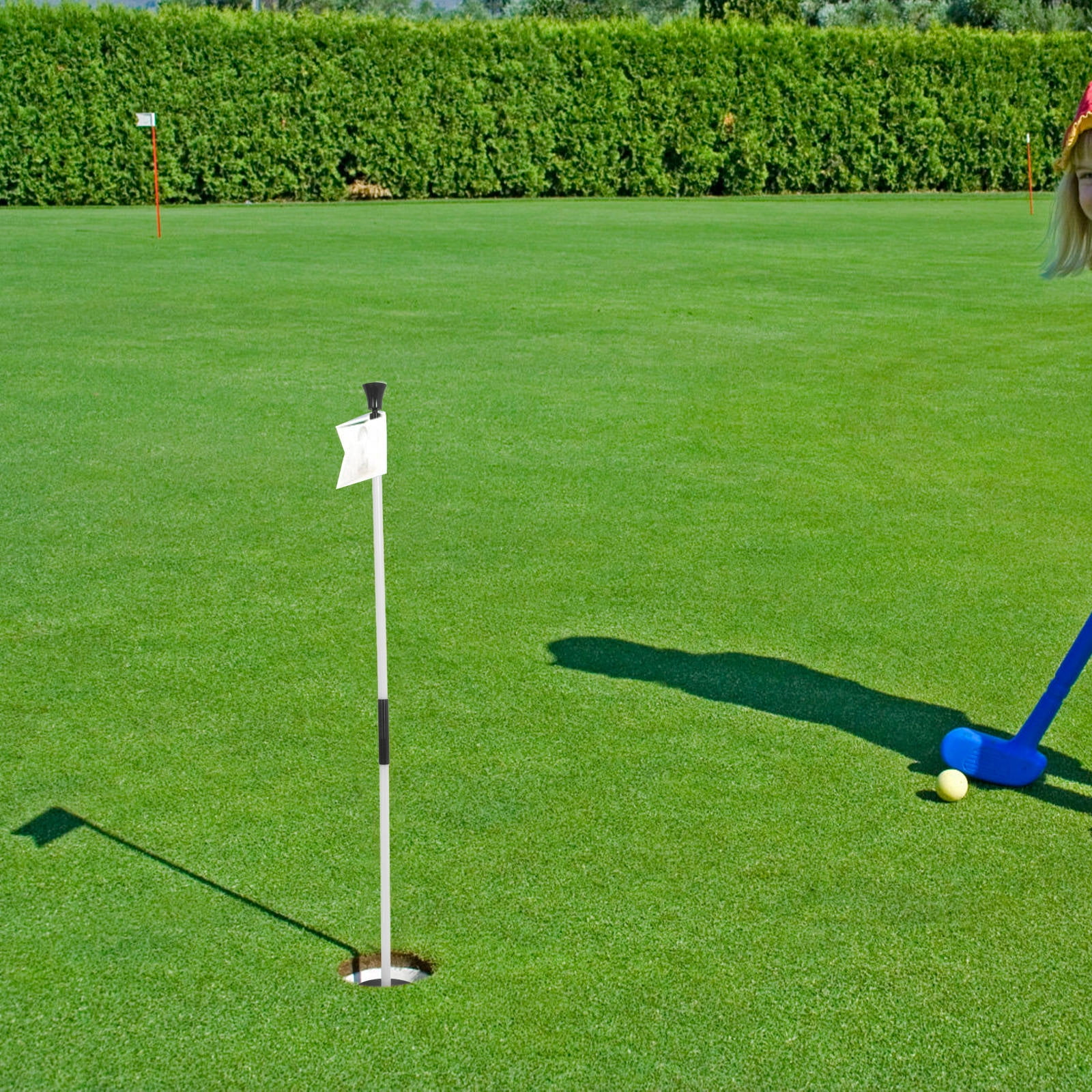 FESTFENDS Sports Flagpole for Golf Fiberglass 1Pcs 31.83X3.73X0.90In