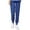 Dark Blue, variant on Busydd Scrubs for Women Solid Color Elastic Bottom Scrub Pants for Women Loose Stretch Womens Scrubs Comfy Straight Leg Scrub Joggers for Women S
