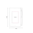 thumbnail image 3 of Libreta Diana con 60 hojas de raya con notas adheribles gris 9 x 13, 3 of 3