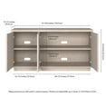 thumbnail image 4 of Hanson Rectangular TV Stand for TV's up to 55" in Alder White, 4 of 9