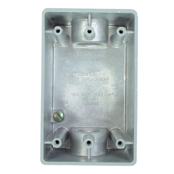 Caja Rectangular Rawelt Rr-0471 2 3/4"