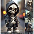 thumbnail image 2 of Cool Skeleton Figurines , 2023 Nueva Muñeca De Halloween Esqueleto De Resina Ornamento , Única Estatua De Cráneo Realista , Personalidad Mini Figurilla Para La Decoración Del Escritorio De La Oficina, 2 of 4