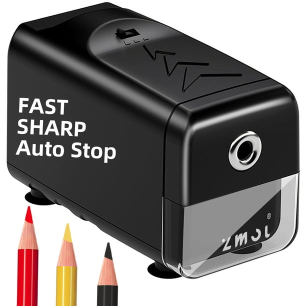 Zmol Electric Pencil Sharpeners, Pencil Sharpener Plug in for Classroom, Heavy Duty, AutoStop