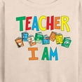 thumbnail image 3 of Dr. Seuss - Teacher I Am - Women's Lightweight French Terry Pullover, 3 of 6