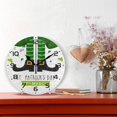 thumbnail image 2 of SKYSONIC St. Patrick's Day Wall Clock 10 Inch Silent Non Ticking Round Clock Oil Painting Clock Easy to Read Clock for Living Room Bedroom Bathroom Home Decor, 2 of 7