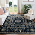 thumbnail image 2 of SAFAVIEH Micro-Loop Shanelle Floral Area Rug, Black/Green, 8' x 10', 2 of 8