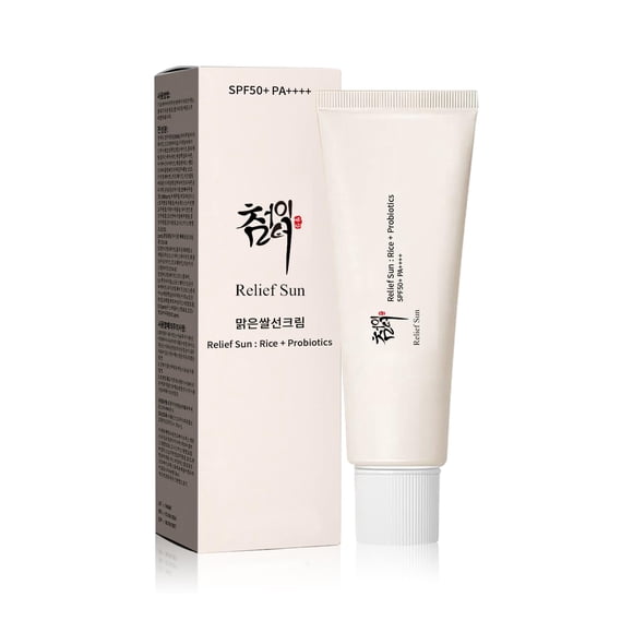 Protector Solar RELIEF SUN SPF50+ PA++++ con Probióticos de Arroz 50ml