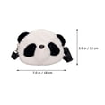 thumbnail image 3 of GOOHOCHY Panda diseño peluche bolso de hombro dibujos animados bandolera peluche bolsa de almacenamiento, 3 of 7