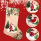 thumbnail image 3 of Suministros de decoración navideña con colgante de calcetín navideño impreso, 3 of 5