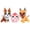 #244 #589 #557, variant on 3 PCS Minilpsshop Little Pet Toys Figure Mini Collie #2452 #58 #67 and Collar Scarf Accessories