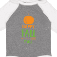 thumbnail image 4 of Inktastic Happy Fall Y'all, Pumpkin, Arrow - Orange Green Boys or Girls Long Sleeve Baby Bodysuit, 4 of 5