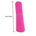 thumbnail image 3 of Soidarity 72 Uds 17cm fundas para radios de rueda de bicicleta fundas de plástico para radios de rueda de motocicleta 9 colores decoración Ciclismo rosado, 3 of 6