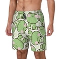 thumbnail image 2 of Haiem Cute Frog Men'S Quick-Dry Swim Trunks: Comfortable Beach Shorts With Mesh Lining And Pockets - Ideal For Swimming And Sunbathing Small, 2 of 9