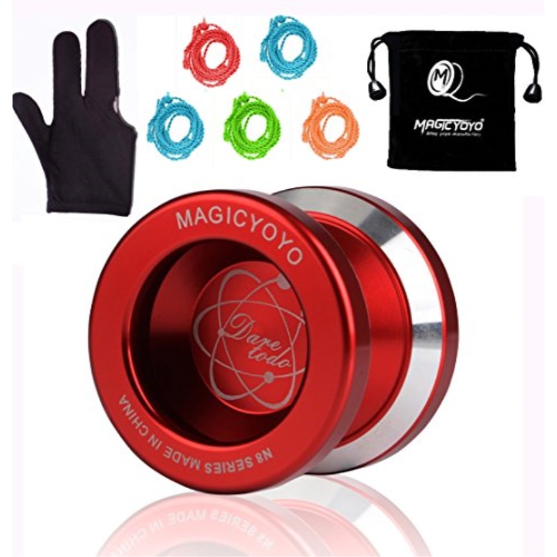 MAGICYOYO N8 Unresponsive YoYo with Gift Glove + Yoyo Bag + 5 Yoyo