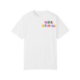 thumbnail image 2 of NAMTYQX Womens Summer Tops Light Round Neck Short Sleeve Trendy Plus Size Graphic Soft Print Baggy Short Sleeve Blouses for Women White Size M, 2 of 4