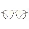 thumbnail image 1 of Classic Thin Plastic Iconic Racer Shape Blue Light Filter Computer Glasses Slate, 1 of 4