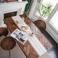 thumbnail image 5 of Macrame Table Runner 71 x 12 Inches Tassels Boho Cream Cotton Table Runner, 5 of 7