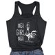 thumbnail image 1 of Mujeres Casual Carta Pavo Impreso Sin Mangas Jersey Suelto O-cuello Camiseta Chaleco Tops Fridja qr4506, 1 of 2