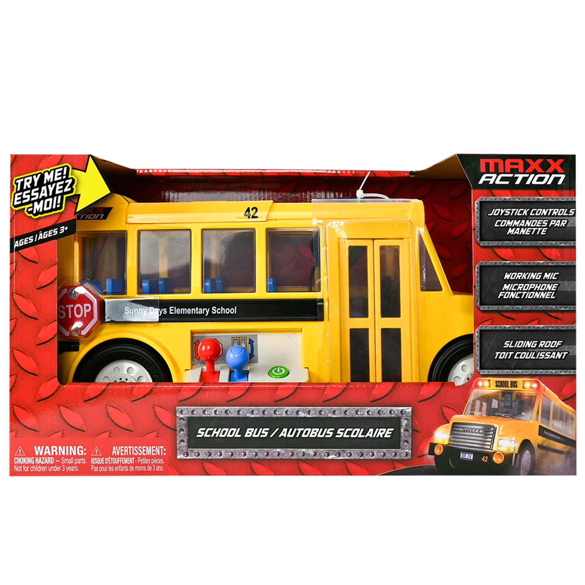 Maxx Action Mega Motorized School Bus