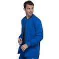 thumbnail image 3 of Cherokee Workwear Revolution Men Warm Up Scrubs Jacket Snap Front WW380, 3 of 5