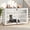 White, variant on YOKWOK 48 Inch Heavy Duty Dog Crate Furniture, XL Large Dog Kennel with 6 Locks & & Double Door, Escape-Proof Indoor Dog Cage for Large Dogs, Chew Resistant Metal Dog House, Brown