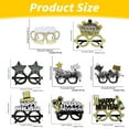 thumbnail image 3 of Gnwei Happy New Year Decorations 2026 New Year Eve Headband Glitter 2026 Holiday Eyeglasses Photo Props Celebration Party Favor for 2026 New Year Party Decorations Supplies, 3 of 9