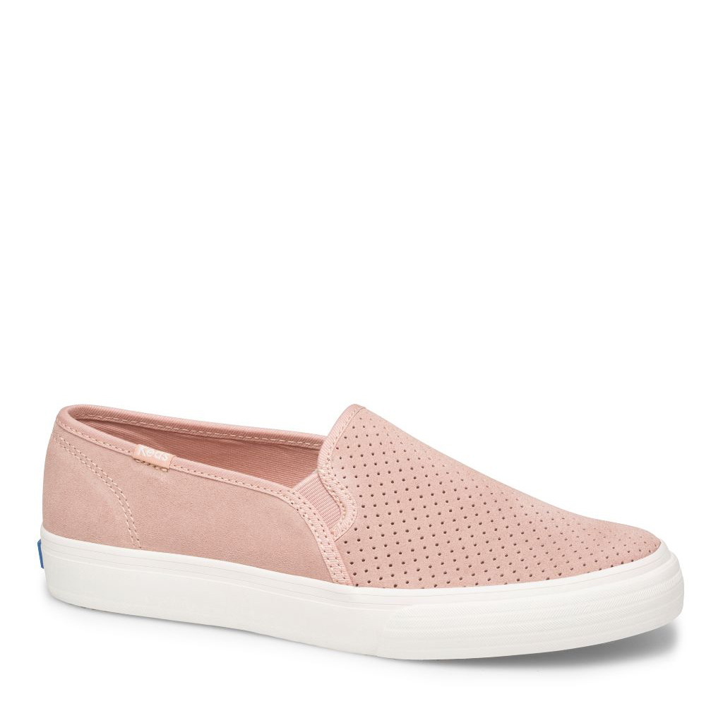 keds double decker perforated suede women's sneakers