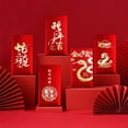 thumbnail image 2 of PFDDRW 6PCS Year Snake Spring Festival Red Envelope2025 Chinese Hong BaoNew Luck Pocket Red Packe Bag Red Snake Year Money, 2 of 8