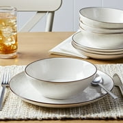 Better Homes & Gardens Cream Murphy Stoneware Dinner Bowl