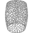 thumbnail image 3 of Meridian Furniture Priya Table d'Appoint en Aluminium Chromé Massif, 3 of 7